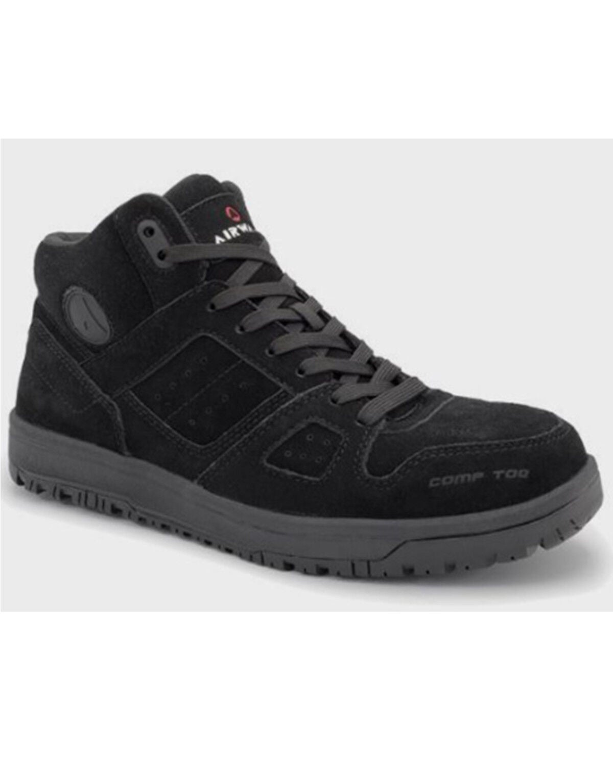 Airwalk Women's Mongo Mid Work Shoes - Composite Toe, Black, hi-res