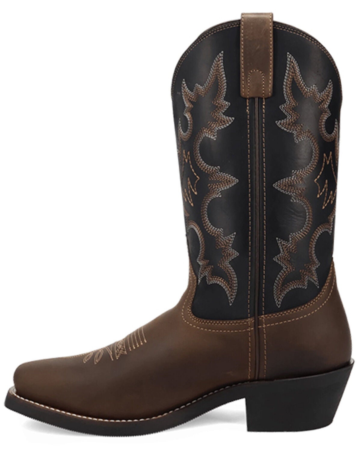 Image #3 - Laredo Men's Iron Ridge Performance Western Boots - Square Toe, Brown, hi-res