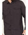 Image #3 - Moonshine Spirit Men's Cat Geo Print Long Sleeve Western Snap Shirt, Black, hi-res