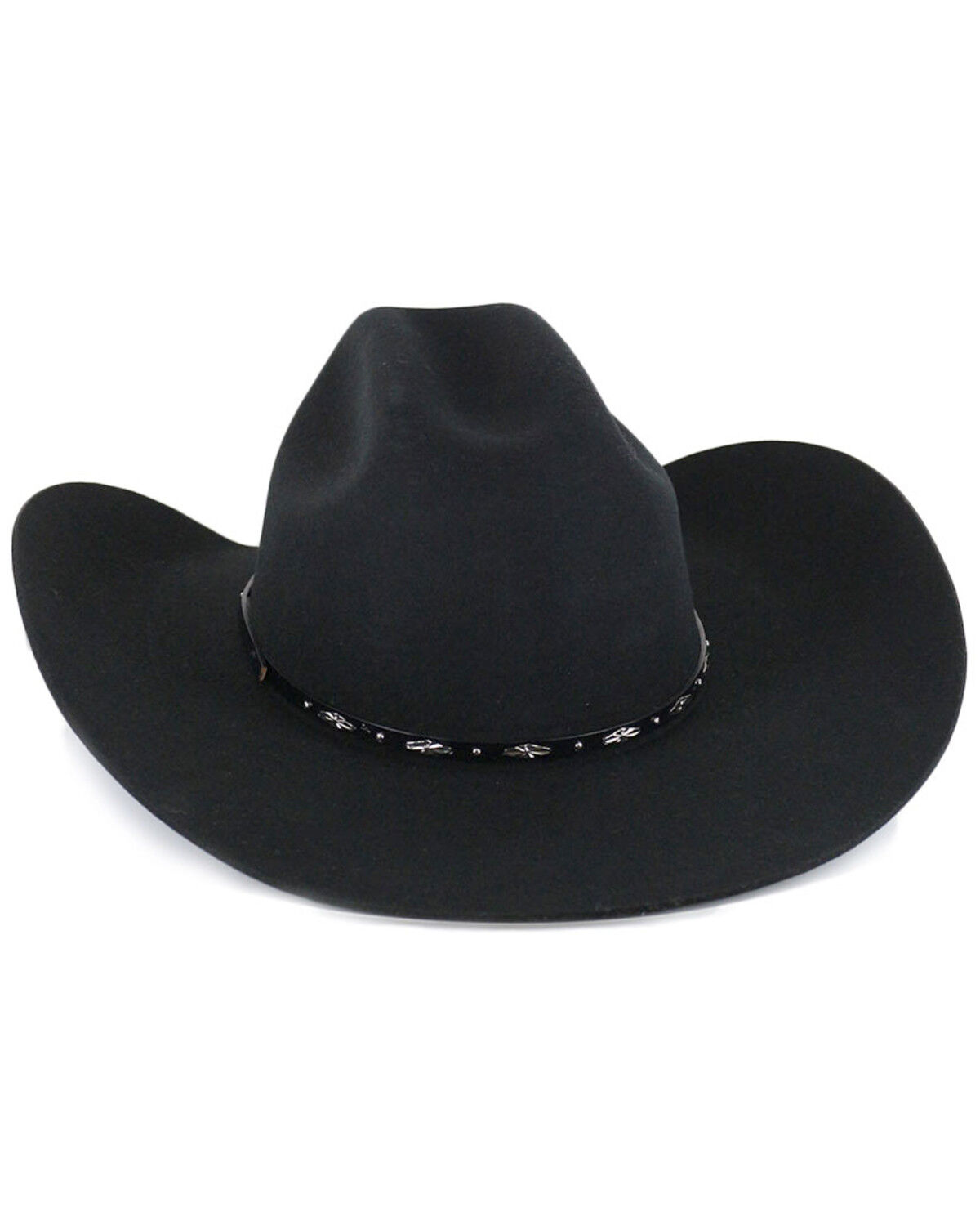 Image #3 - Cody James Drifter 3X Felt Cowboy Hat, Black, hi-res