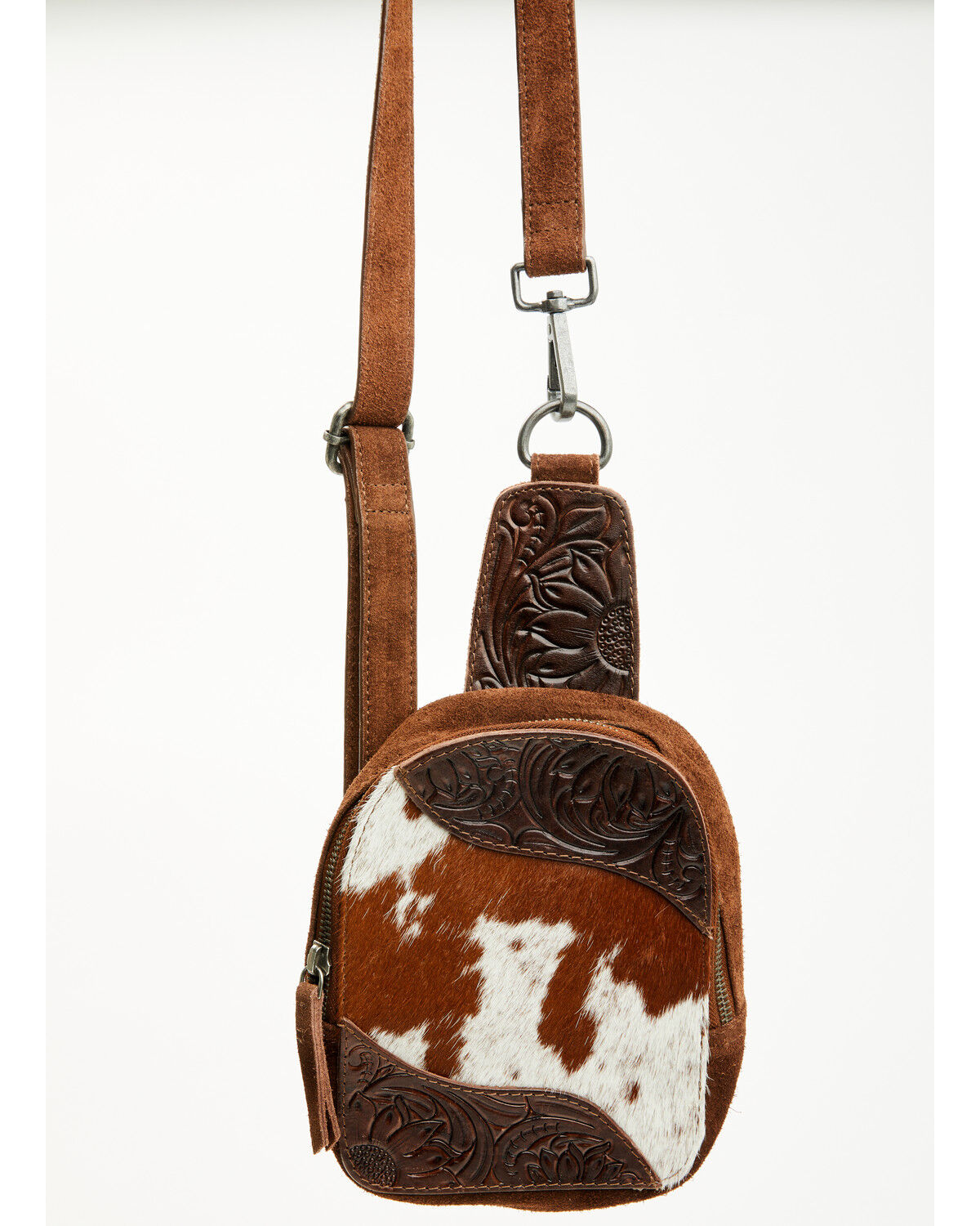 Image #2 - Shyanne Women's Hallie Hairon Crossbody Sling Bag, Brown, hi-res