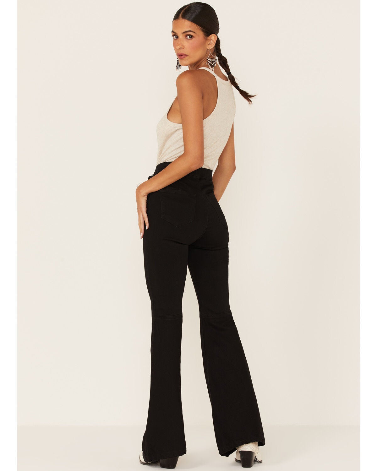 Cello Women's Black Righ Rise Pull-On 
