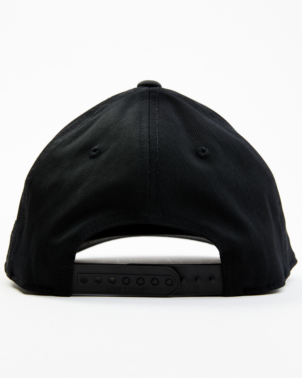 Image #3 - Black Clover Men's Nation 16 Solid Ball Cap, Black, hi-res
