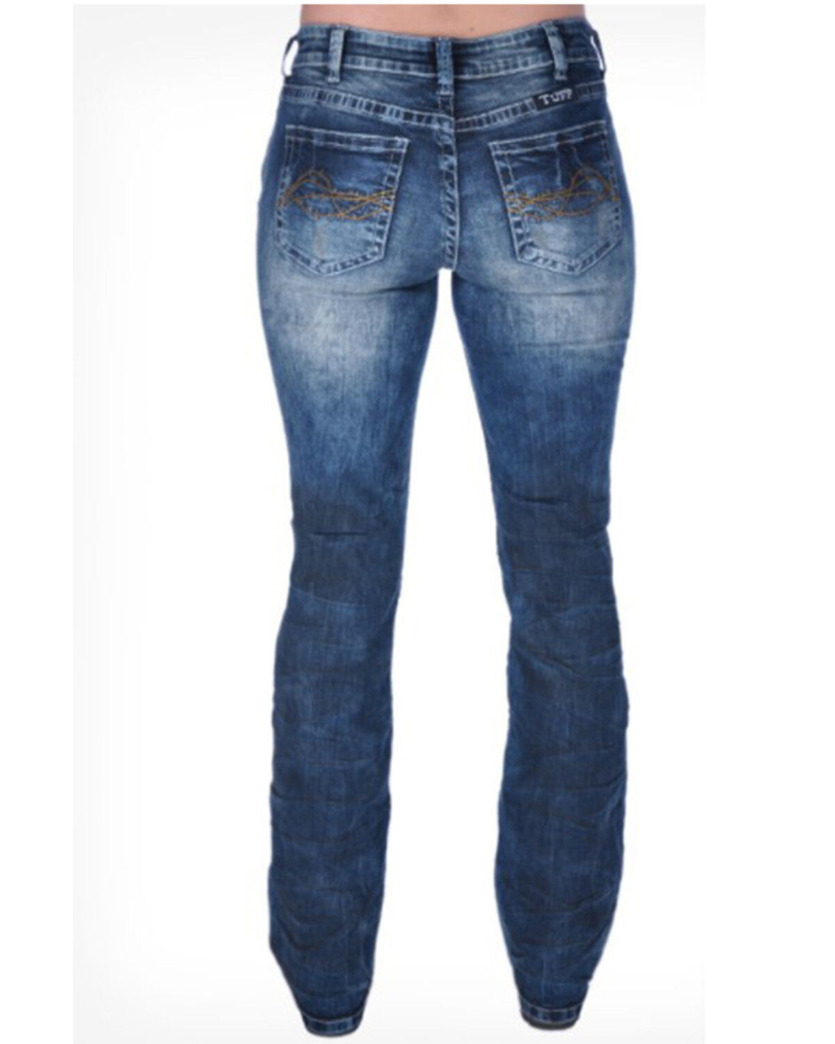 Image #2 - Cowgirl Tuff Women's Down N' Dirty Bootcut Jeans, Blue, hi-res