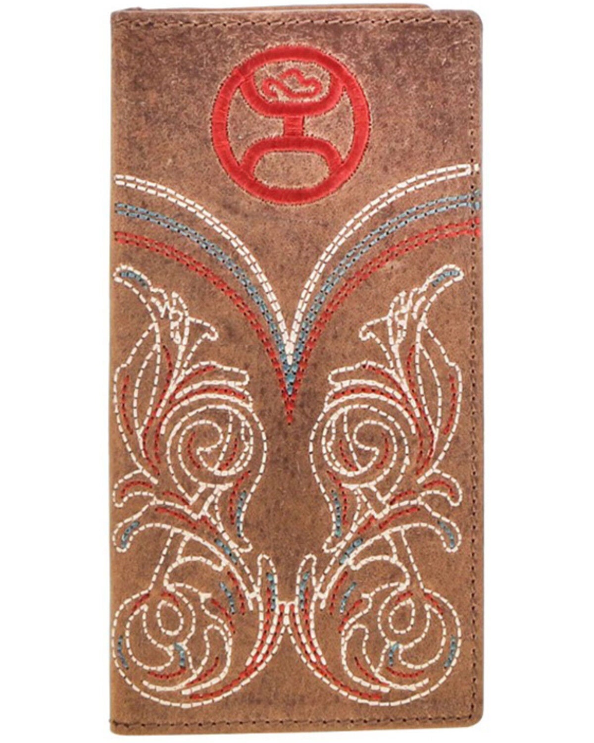 Hooey Men's Ranger Rodeo Wallet, Brown, hi-res