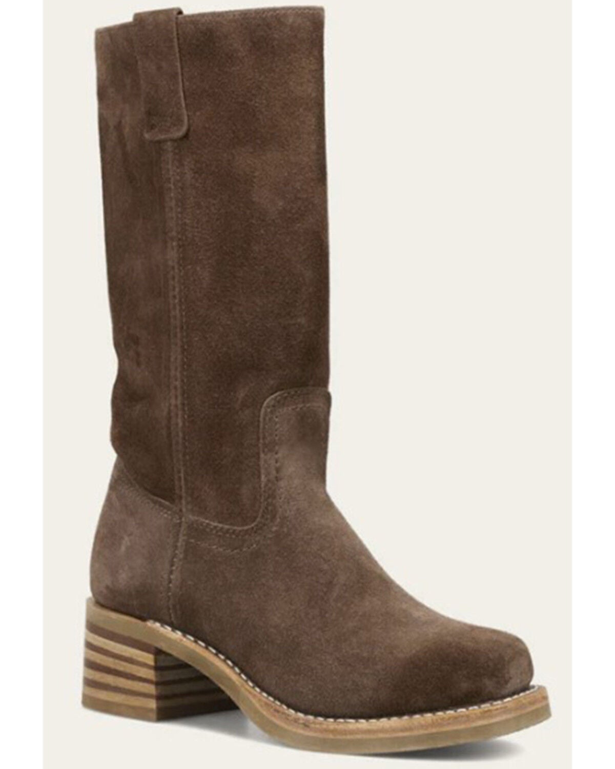 Image #1 - Frye Women's Campus 12R Pull-On Fashion Boots - Round Toe, Brown, hi-res