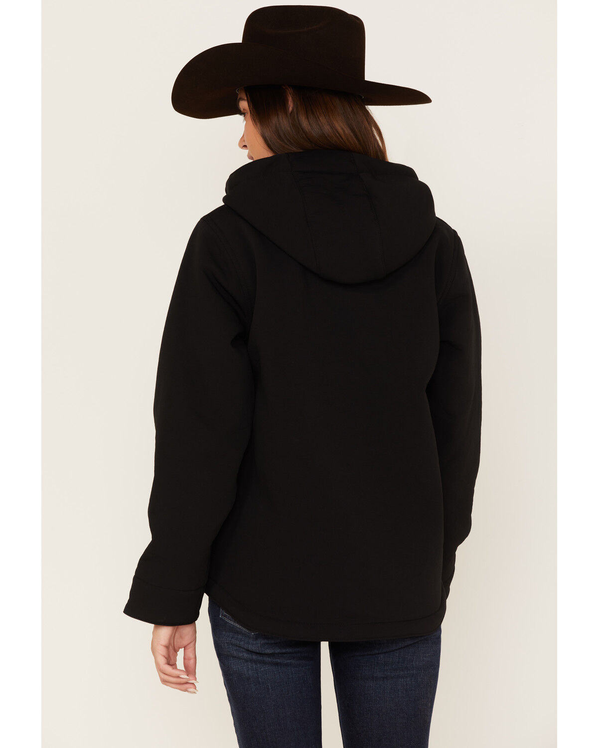 Image #4 - Carhartt Women's Super Dux Relaxed Fit Zip-Front Sherpa-Lined Work Jacket, Black, hi-res