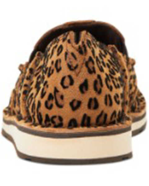 Image #3 - Ariat Women's Likely Leopard Full Vamp Casual Slip-On Cruiser - Moc Toe , Multi, hi-res
