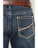 Image #4 - Ariat Men's M4 Silverton Crawford Medium Wash Relaxed Bootcut Stretch Denim Jeans, Medium Wash, hi-res