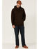 Image #2 - Hawx Men's Primo Logo Graphic Fleece Hooded Work Sweatshirt, Brown, hi-res