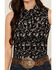 Image #3 - Rock & Roll Denim Women's Tattoo Print Sleeveless Snap Western Shirt, Black, hi-res