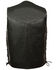 Image #2 - Milwaukee Leather Men's 58-60 Classic Side Lace Vest, Black, hi-res