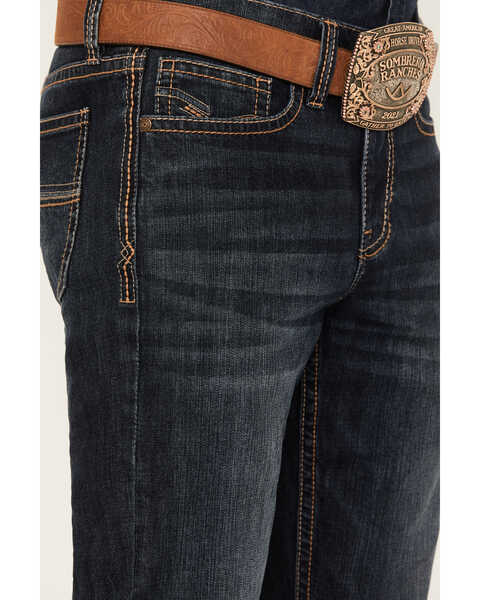 Image #2 - Cody James Men's Shadow Dark Wash Crinkled Slim Straight Stretch Denim Jeans , Dark Wash, hi-res