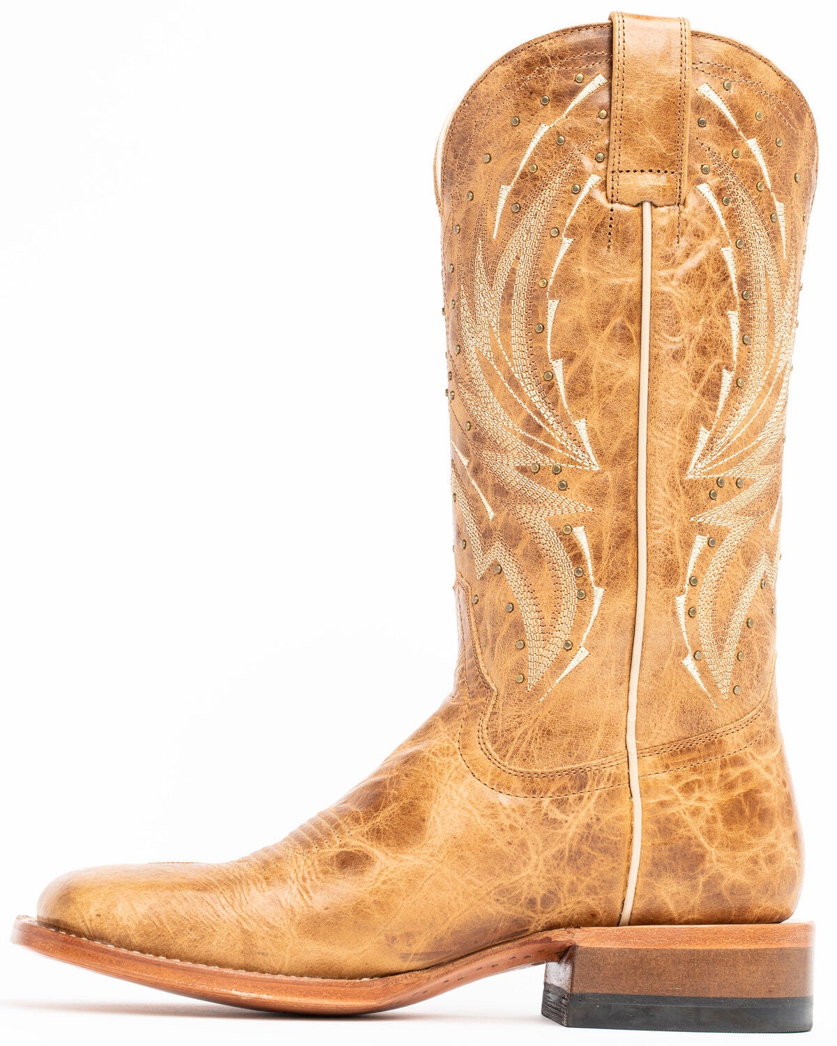 western tan boots
