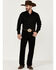 Image #1 - Blue Ranchwear Men's Bronson Slim Straight Stretch Denim Jeans, Black, hi-res