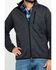 Image #4 - Stetson Men's Charcoal Fuzzy Bonded Sweater, Grey, hi-res