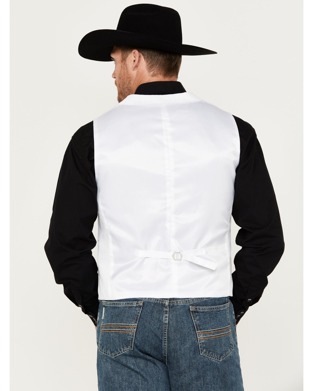 Image #4 - Cody James Men's Austin Paisley Vest, White, hi-res