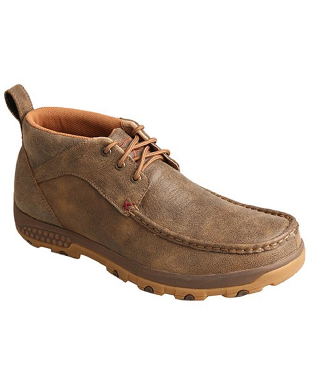 Twisted X Men's Chukka Driving Mocs, Brown, hi-res