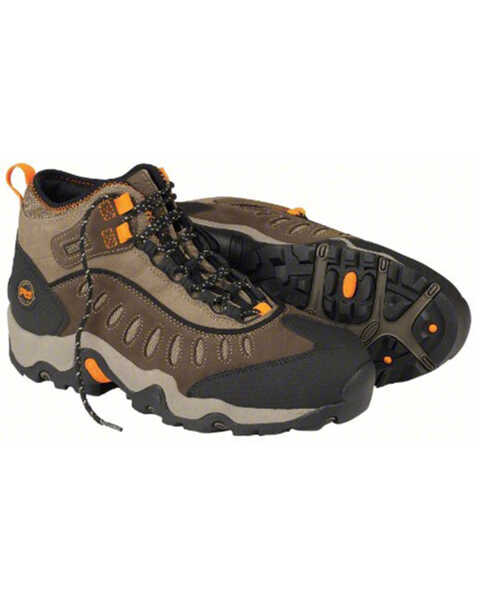 Image #1 - Timberland Men's 6" Mudslinger Waterproof Work Boots - Steel Toe , Brown, hi-res