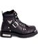 Image #3 - Harley Davidson Brake Buckle Motorcycle Boots - Round Toe , Black, hi-res