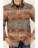 Image #3 - Cody James Boys' Base Camp Southwestern Print Sherpa Lined Shacket, Tan, hi-res