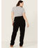 Image #3 - Ariat Women's Rebar PR Made Tough Straight Stretch Work Pants - Plus, Black, hi-res