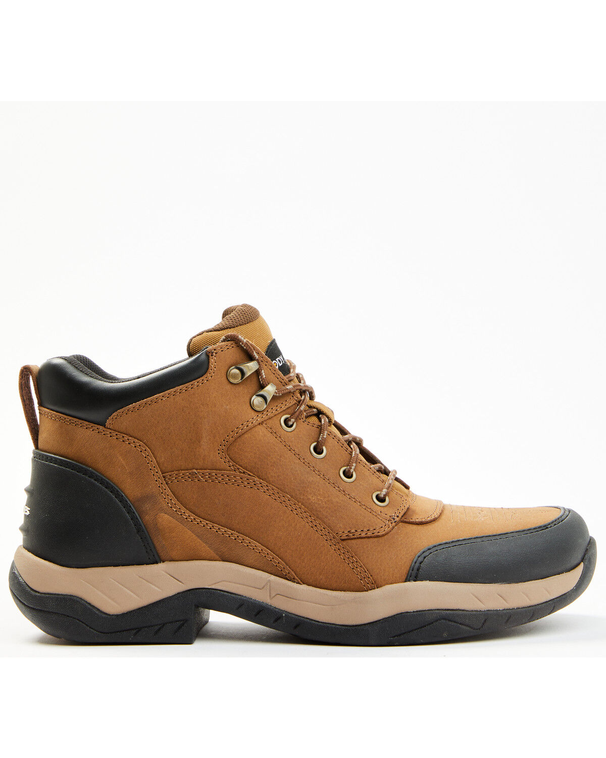 Image #2 - Cody James Men's Endurance Soft Song Shin Buff Lace-Up Work Boots - Soft Toe, Tan, hi-res