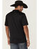 Image #4 - RANK 45&reg; Men's Heeler Solid Short Sleeve Polo, Black, hi-res