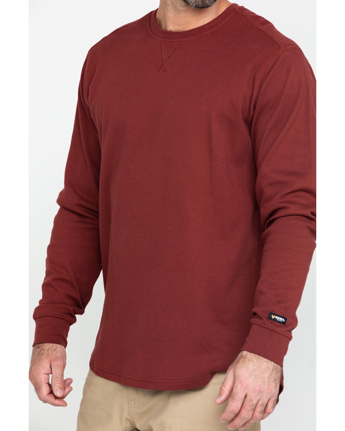 Hawx Men's Red Solid Asphalt Thermal 