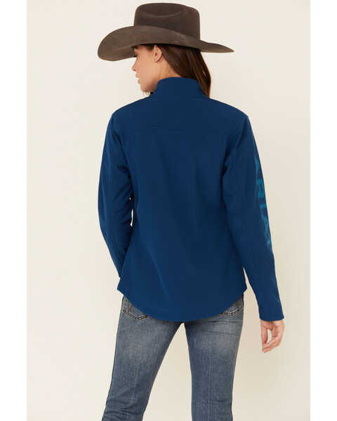 Image #5 - Ariat Women's Blue Team Logo Softshell Jacket , , hi-res