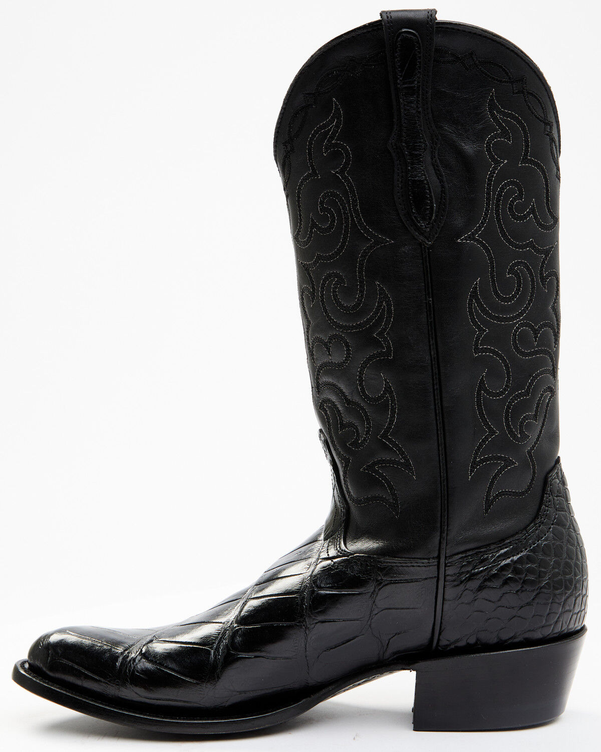 Image #3 - Cody James Men's Exotic American Alligator Western Boots - Round Toe, Black, hi-res