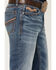 Image #2 - Cody James Men's Medium Wash Bronco Slim Bootcut Stretch Denim Jeans , Medium Wash, hi-res