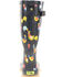 Image #5 - Western Chief Women's Chicken Print Tall Rain Boots - Round Toe, Charcoal, hi-res