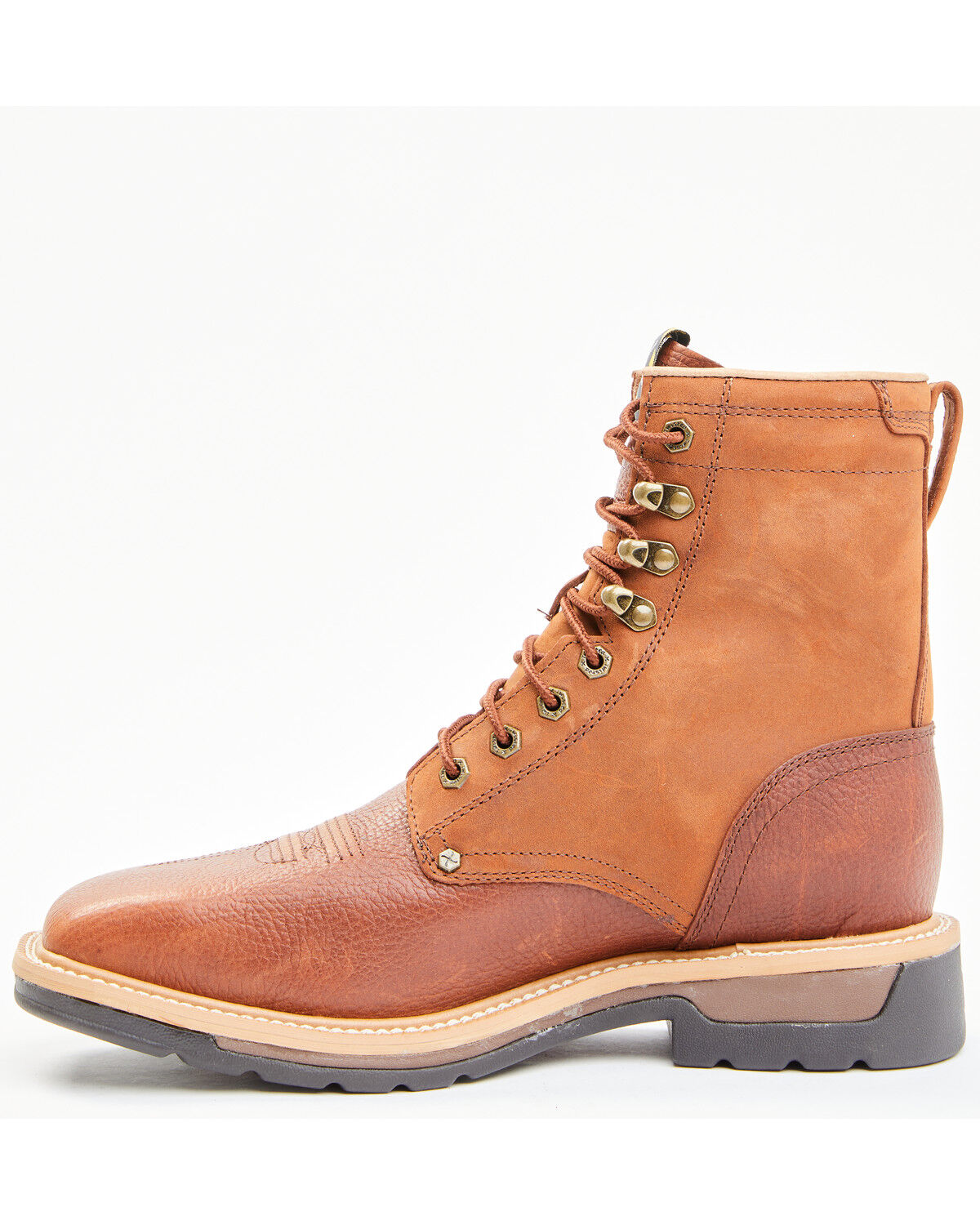 Justin Men's Joist Chocolate Brown Composite Toe Waterproof