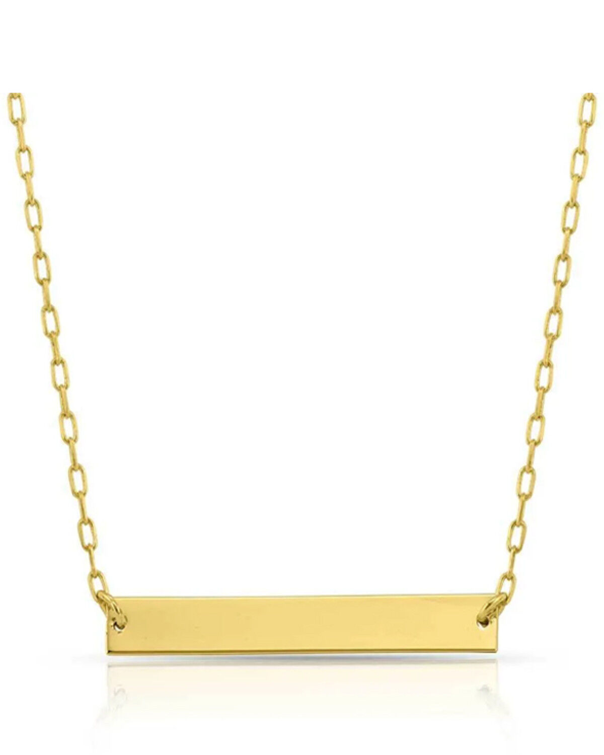 Image #2 - Montana Silversmiths Women's Gold Faith Is Greater Than Fear Necklace, Silver, hi-res