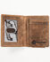 Image #2 - Hooey Men's Brown Liberty Rope Embossed Bi-Fold Money Clip Wallet, Brown, hi-res