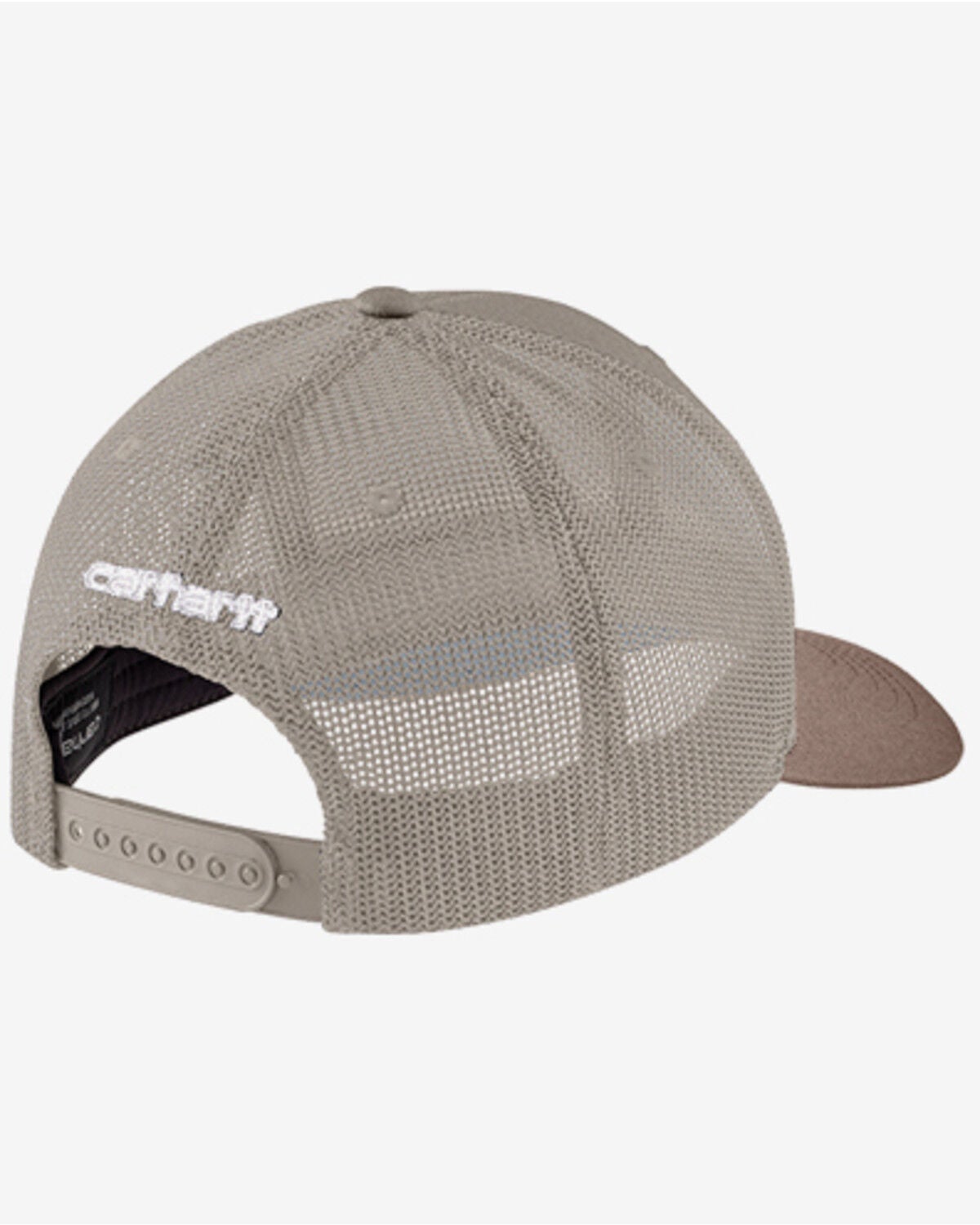 Image #2 - Carhartt Men's.Oakland Rubber Patch Ball Cap, Grey, hi-res