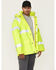 Image #3 - Forge Workwear Men's FR Hi-Vis Rain Work Jacket, Yellow, hi-res