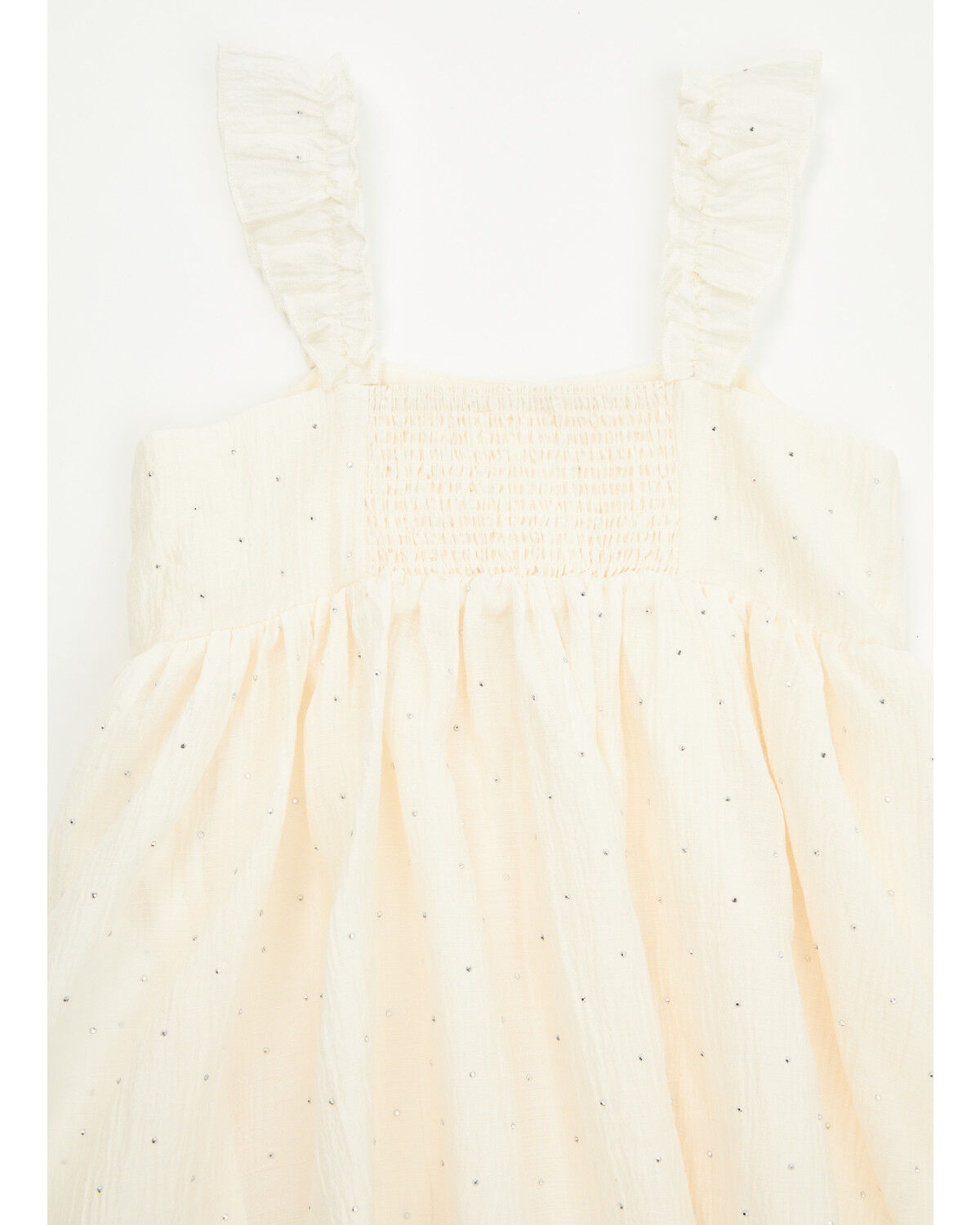 Image #4 - Yura Toddler Girls' Embellished Sleeveless Dress, White, hi-res