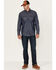 Image #1 - Lapco Men's FR Medium Wash Tapered Leg Utility Work Jeans, Dark Blue, hi-res