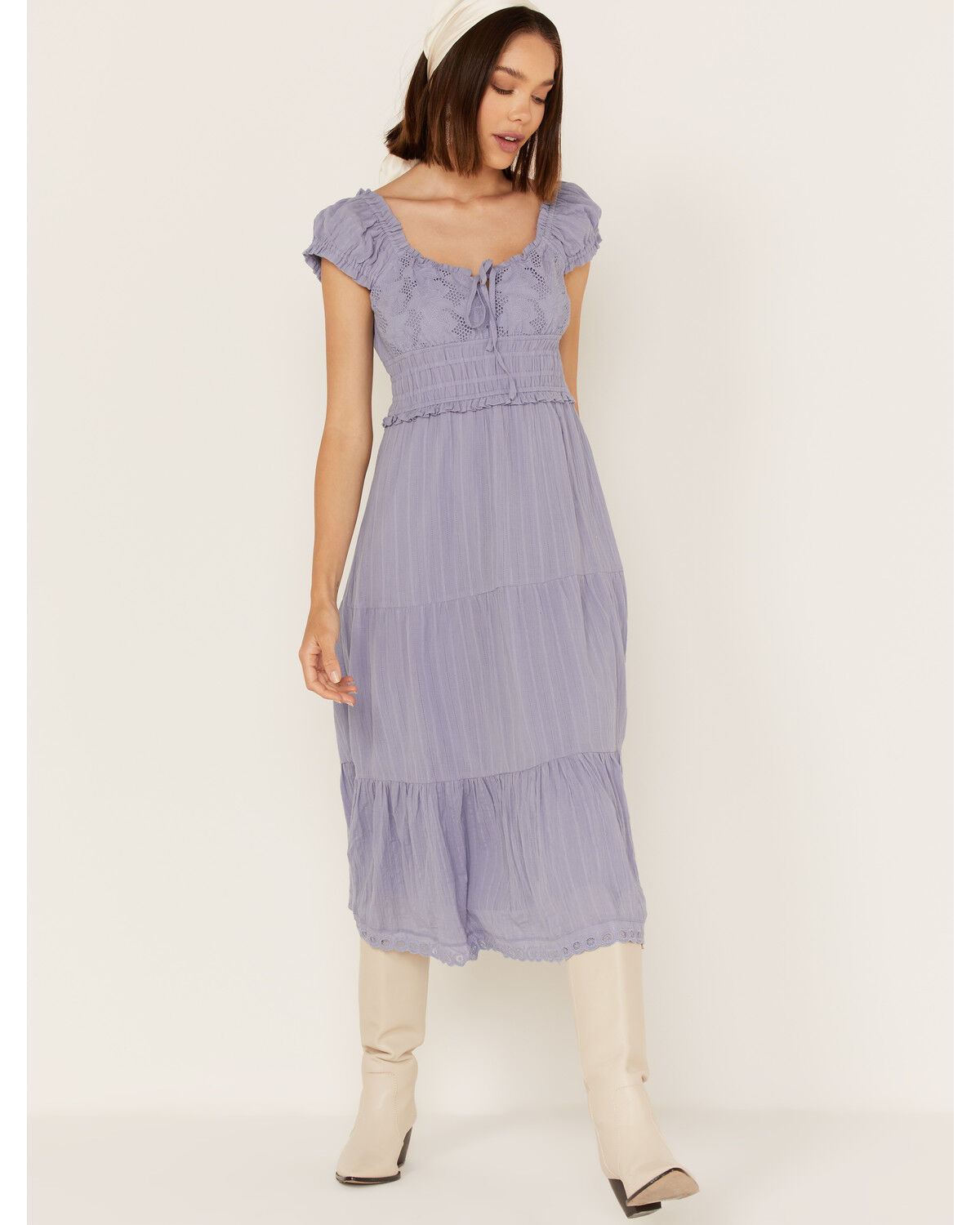 Image #1 - Heartloom Women's Mason Midi Dress, Blue, hi-res