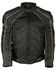 Image #1 - Milwaukee Leather Men's Combo Leather Textile Mesh Racer Jacket - 4X, Black, hi-res