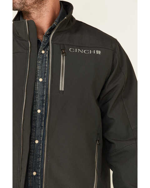 Cinch Men's Concealed Carry Textured Bonded Zip-Front Jacket , , hi-res