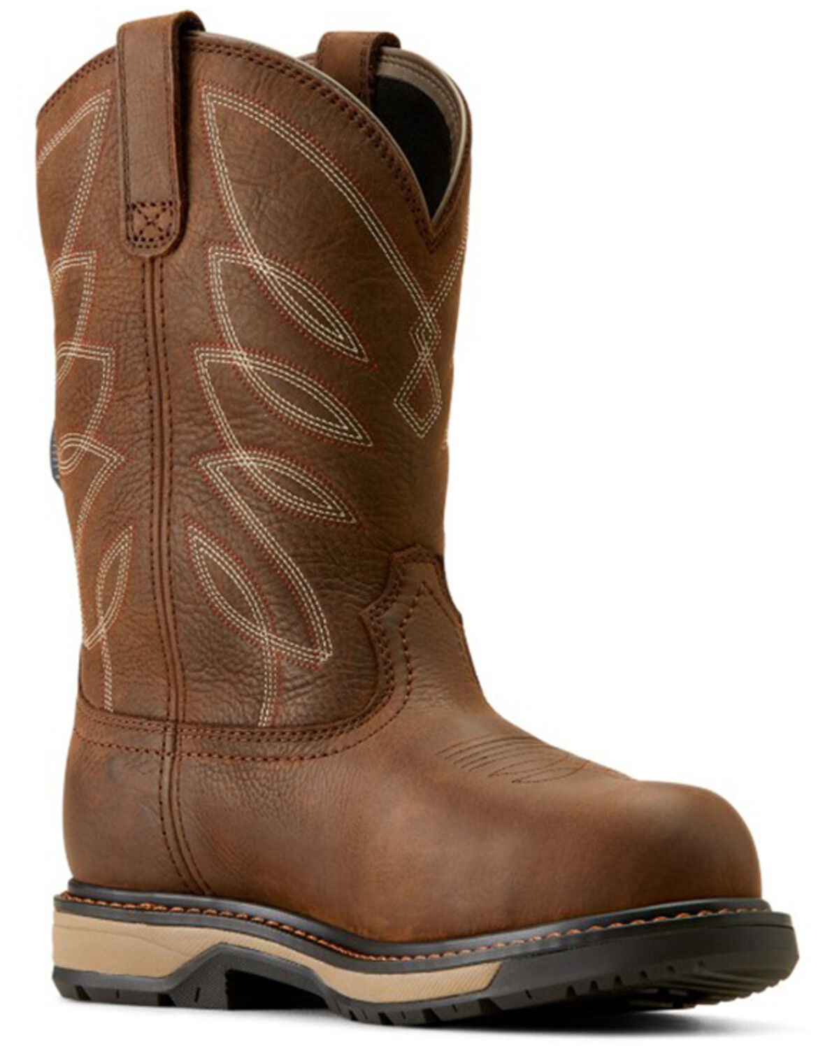 Image #1 - Ariat Women's 10" Riveter Pull-On BOA CSA Waterproof Boots - Composite Toe, Brown, hi-res