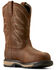 Image #1 - Ariat Women's 10" Riveter Pull-On BOA CSA Waterproof Boots - Composite Toe, Brown, hi-res