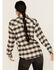 Image #4 - Idyllwind Women's Long Sleeve Snap Flannel Shirt, Black, hi-res