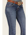 Image #4 - Wrangler Retro Women's Mae Flare Mid Rise Faith Denim Jeans, Blue, hi-res