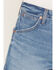 Image #2 - Wrangler Women's Tallulah Medium Wash High Rise Cowboy Denim Shorts, Medium Wash, hi-res