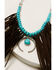 Image #1 - Idyllwind Women's Fringe Me Down Turquoise Necklace, Silver, hi-res