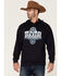 Cowboy Hardware Men's Navy Breed Graphic Hooded Sweatshirt , Navy, hi-res